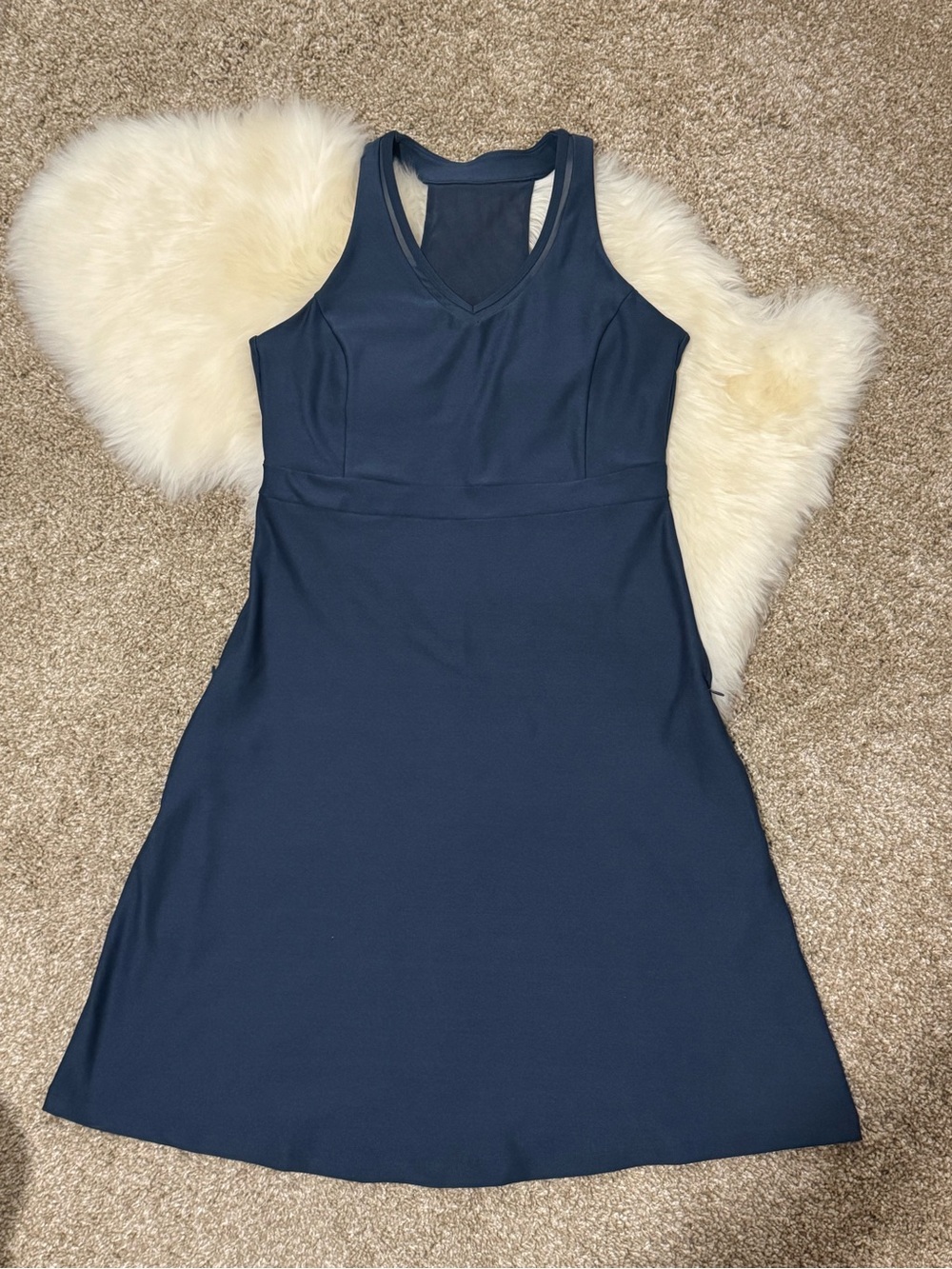 Mondetta Women’s Navy Sleeveless A-Line Dress Size S